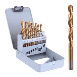 Titán fém fúrószárak hss-tin 1-10mm 19el drill bit set - Tool accessories