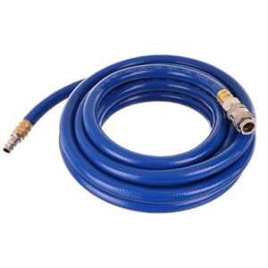 Blue 10mm x 5m pneumatic hose with quick connectors - Tool accessories
