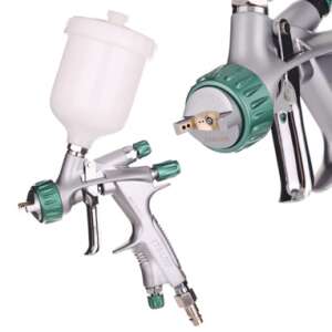 ITALCO Mini Shine 0.8mm HVLP spray gun, professional paint sprayer for car, model, and tool making - Paint Sprayer and System
