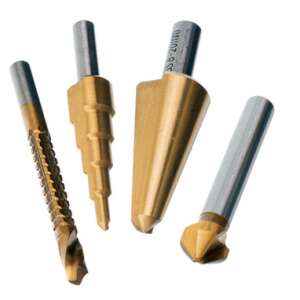 HSS Step Drill Bit Set with Countersink and Router Bit 93634020 - Drill bit