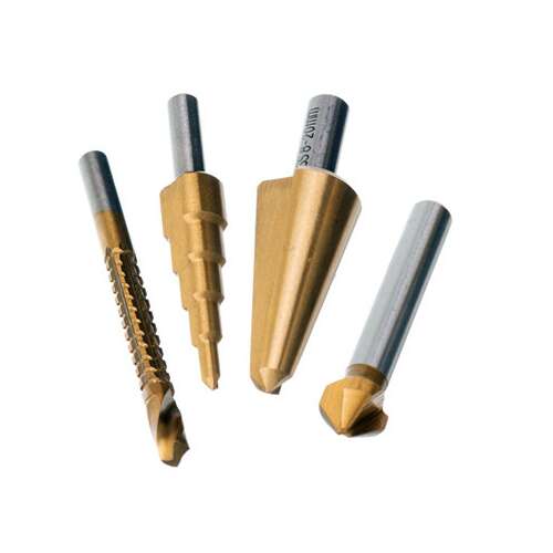 HSS Step Drill Bit Set with Countersink and Router Bit 93634020