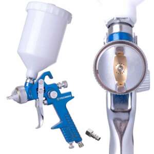 Technic HVLP Spritzpistole mit 1,4 mm Düse, professionelle Qualität, hoher Volumenstrom bei niedrigem Druck, für Autolackierung, Möbel und mehr - Technic