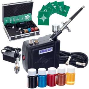 Airbrush compresor aerograf mini kit vopsea hs08ac-ka 93634162 - Compresoare
