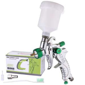 TECHNIC H-602P mini spray gun with 1.0mm nozzle, professional quality, for retouching, small areas, and detailed work - Tool