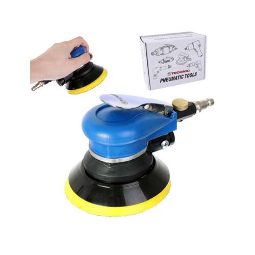Technic pneumatic random orbital sander, 125mm, 5mm stroke