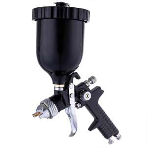 Black HVLP paint sprayer with 2.0mm nozzle and 600ml tank - Paint Sprayer and System