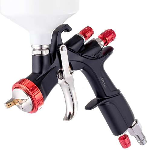 AEROPRO A610 LVLP paint spray gun angled view