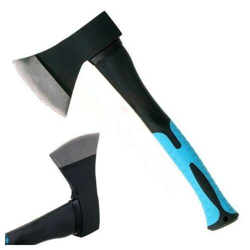 Lightweight fiberglass handle axe, JC1752006, with non-slip grip, perfect for chopping wood