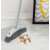 LOFT Moon-shaped broom with reinforced handle, 120cm, sweeping up leaves