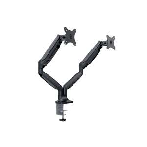 Multibrackets 2-armiger Tischkonsole, m Deskmount Gasfeder Dual Black (15-30", max. VESA: 100x100 mm, 9 kg) 7350073733286 94226470 - Multibrackets