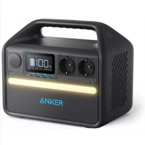 Anker solix hordozható akkumulátor powerhouse 535, 512wh - 500w, eu, fekete A1751311