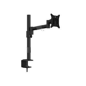 Multibrackets M VESA Deskmount Officeline Single I Black monitor kar, 15-30 hüvelykes képernyőhöz, 8 kg teherbírású, asztali bilincses rögzítéssel - Multibrackets