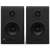 NZXT Relay Gaming Speakers, black, 3 inch, 80 watt, front view