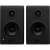NZXT Relay Gaming Speakers, black, 3 inch, 80 watt, front view