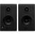 NZXT Relay Gaming Speakers, black, 3 inch, 80 watt, front view
