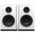 NZXT Relay V2 White Gaming Speakers 3 inch front view