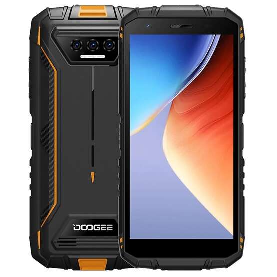 Doogee s41 max 256gb 6gb ram dual sim mobiltelefon, fekete