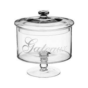 Vintage üveg bonbonier