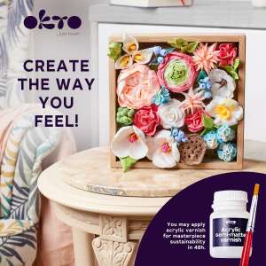 Wood & Craft Kreativset - Blumen, 21*21cm - Romance