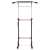 Neo-Sport freestanding pull-up bar with dip station, adjustable height, black and red