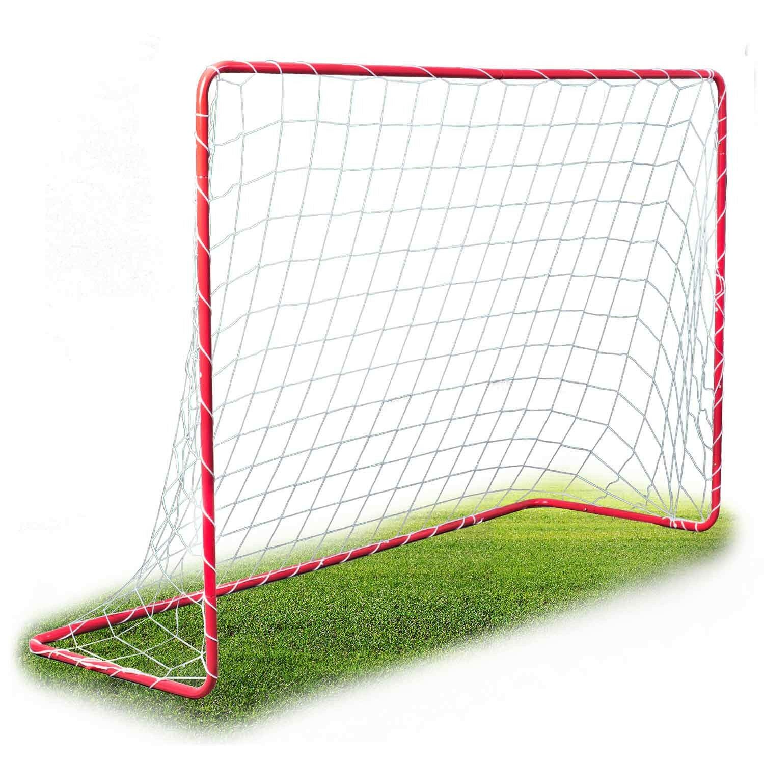 E-shop Veľká futbalová bránka NeoSport 183x122x61cm - červená