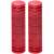 Pair of red SOKE Evo scooter grips
