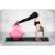 Woman doing a plank exercise using a pink Neo Sport exercise ball