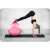 Woman doing a plank exercise using a pink Neo Sport exercise ball