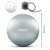 Neo Sport 65 cm silber Fitnessball mit Pumpe und Stopfen