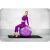 NeoSport Gym Fitness Ball with Pump, 65 cm - Purple 97400274