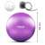 Purple 65cm Neo Sport exercise ball with pump and nozzles