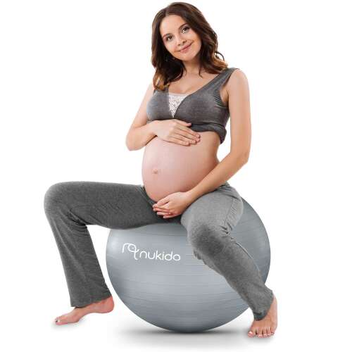 Terhességi aerobic labda 65 cm ns-951 szürke