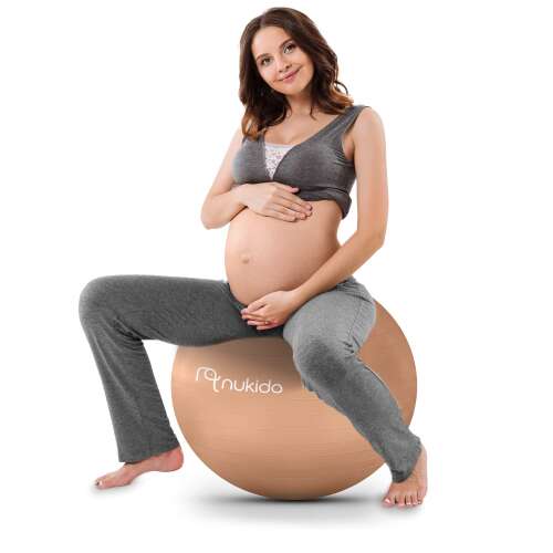 Terhességi aerobic labda 65 cm ns-951 bézs