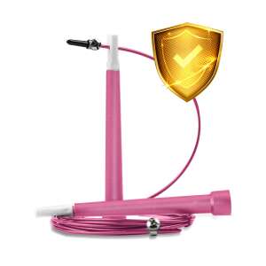 Neo-Sport NS-955 rosa Springseil, verstellbare Länge, für Fitness und Training - Springseile