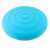 Bočný pohľad na vyvažovací disk Neo-Sport, modrý, 33 cm, zobrazujúci zakrivený tvar