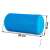 Blue EVA foam roller for fitness and exercise, 30cm long and 15cm wide