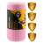 Neo-Sport pink foam roller for fitness and exercise, with features like lightweight, waterproof, and easy to clean