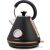 Berdsen Black and Copper Kettle with Thermometer, 1.7L Electric Kettle