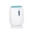 Berdsen BR-70W Dehumidifier 0.5L, white and blue, angled view