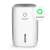 Berosen BR-20A dehumidifier, white, front view, power button, green light