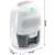 Berdsen BR-50B white dehumidifier, front view with dimensions