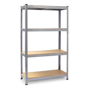 Plonos Metalowy system regałów przemysłowych z płytami MDF, 150x75x30cm - nośność 540kg