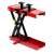 Motorcycle lift, red and black, adjustable height, 500kg capacity