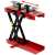 Motorcycle lift, red and black, adjustable height, 500kg capacity