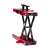 Motorcycle lift, red and black, adjustable height, 500kg capacity