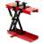 Motorcycle lift, red and black, adjustable height, 500kg capacity