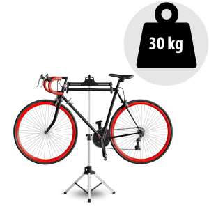 Bicycle repair stand, MB2 aluminum silver, 30 kg capacity - Bicycle Repair Stand