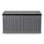 Grey plastic storage box with lid closed, 270 liters, 109x51x55cm