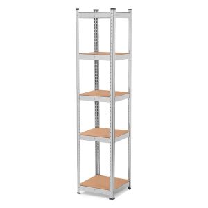 Humberg Fém ipari polcrendszer MDF lapokkal 180x40x40cm - 500kg teherbírás