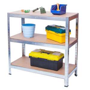 Humberg Fém ipari polcrendszer MDF lapokkal 180x90x30cm - 875kg teherbírás